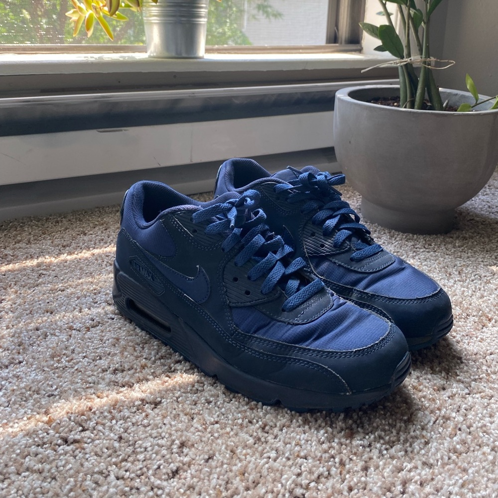 Navy blue Nikes